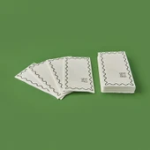 Kitchen 20'li Creme De La Creme Desen Peçete - Gri / Beyaz - 16x8 cm - 3