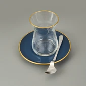 Sade 12'li Latte Kaşığı - Gümüş - 20,7 cm - 3
