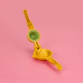 Juicer Bükmeli Limon Sıkacağı - Sarı / Yeşil - 10 cm - 3
