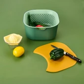 Tasty 5 Parça Çok Amaçlı Karıştırma Kabı - Yeşil - 2