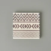 Kitchen Ethnic Bardak Altlığı - Siyah - 10 cm - 2