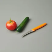 Kıvrık Soyma Bıçağı - Pembe - 9 cm - 3