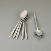 Sultan Sade 6'lı Çay Kaşığı - Gri - 11,5 cm - 1