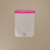 Yıkanabilir 3'lü Gıda Saklama Poşeti - Renkli - 19x25 cm - 2