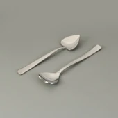 Can Canan 12'li Çay Kaşığı - Gri - 10,5 cm - 2