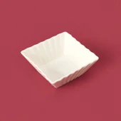 Kare Sütun Sosluk - Beyaz - 7 cm - 3