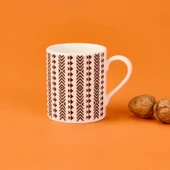 Kitchen Ethnic Kupa - Siyah / Beyaz - 290 ml - 2