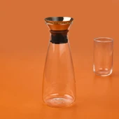 Star Akıllı Kapak Cam Sürahi - Şeffaf - 1 lt - 2