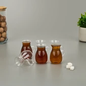 Grape Borosilikat Cam 6'lı Çay Seti - Şeffaf - 220 ml - 1