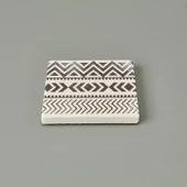 Kitchen Ethnic Bardak Altlığı - Siyah - 10 cm - 3