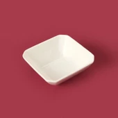 Köşeli Sosluk - Beyaz - 7 cm - 3