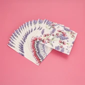 Houseware Çiçek Baskılı 16'lı Peçete - Asorti - 33x33 cm - 2