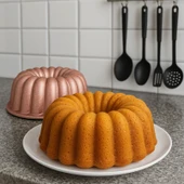 Dilimli Kek Kalıbı - Pembe - 26 cm - 2