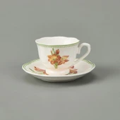 De Flore 12 Parça Kahve Fincan Takımı - Renkli - 2