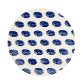 Porselen Madre Servis Tabağı - Mavi - 25 cm - 1