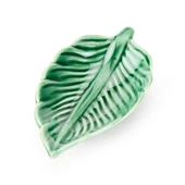 Seramik Yaprak Çerezlik - Yeşil - 13x7 cm - 1