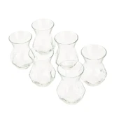 6'lı Çay Bardağı - Şeffaf - 165 ml - 2