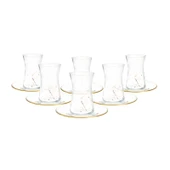 Dragonfly 12 Parça Çay Seti - Renkli - 170 ml - 2