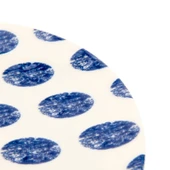 Porselen Madre Servis Tabağı - Mavi - 25 cm - 3