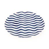 Porselen Panarea Pasta Tabağı - Mavi - 19 cm - 2