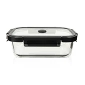 Kilitli Cam Saklama Kabı - Şeffaf - 1040 ml - 3