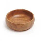 Ahşap Çerezlik - Kahverengi - 9 cm - 2