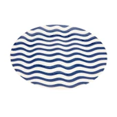 Porselen Panarea Servis Tabağı - Mavi - 25 cm - 2