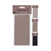Houseware 16'lı Kağıt Pipet - Asorti - 20 cm - 1