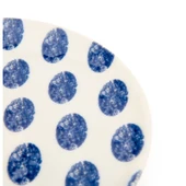 Porselen Madre Pasta Tabağı - Mavi - 19 cm - 3