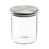 Metal Kapaklı Borosilikat Cam Kavanoz - 600 ml - 2
