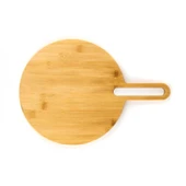 Bambu Yuvarlak Kesim Tahtası - Kahverengi - 40x28 cm - 2