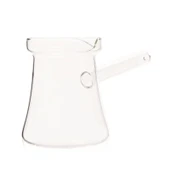 Star Düz Borosilikat Cam Cezve - Şeffaf - 400 ml - 3