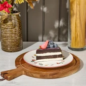 Porselen Faylinn Pasta Tabağı - Renkli - 19 cm - 1