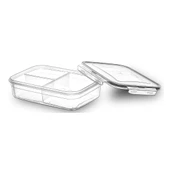 Fresh Box Dikdörtgen 3 Bölmeli Saklama Kabı - 1000 ml - 1