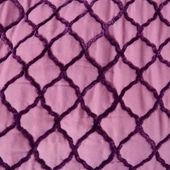 Store Fiona Çift Kişilik 7 Parça Yatak Örtüsü Seti - Mürdüm - 3