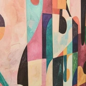 Deco Human Tablo - Renkli - 100x75 cm - 3