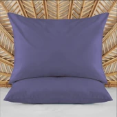 Soft Basic 2'li Yastık Kılıfı - Lacivert - 50x70 cm - 1