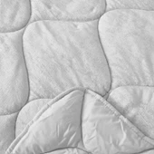 43182 Çift Kişilik Kadife Yorgan - Gri - 195x215 cm - 3