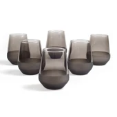 Matte 6'lı Bardak - Füme - 420 ml - 1