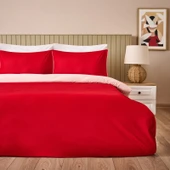 Soft Love Çift Kişilik Nevresim Takımı - Kırmızı / Pembe - 1