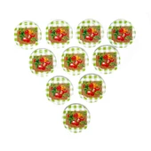 10'lu Kavanoz Kapağı - 8,2 cm - Asorti - 3