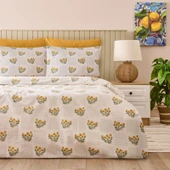 Soft Folky Çift Kişilik Nevresim Takımı - Beyaz - 1