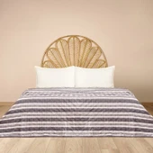 Soft Londra Çift Kişilik Yatak Örtüsü - Antrasit - 200x230 cm - 1