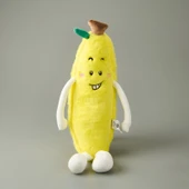 Soft Muz Figürlü Yastık - Sarı - 55x15 cm - 2