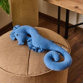 Soft Denizatı Figürlü Yastık - Mavi - 18x40 cm - 1