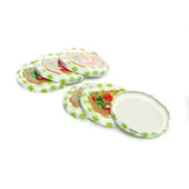 10'lu Kavanoz Kapağı - 8,2 cm - Asorti - 1