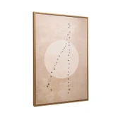 Deco Pajaros Tablo - Bej - 90x60 cm - 3