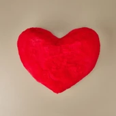 Soft Love Figürlü Yastık - Kırmızı - 45 cm - 2