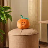 Soft Portakal Figürlü Yastık - Turuncu - 25 cm - 1