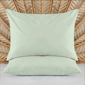 Soft Basic 2'li Yastık Kılıfı - Yeşil - 50x70 cm - 1